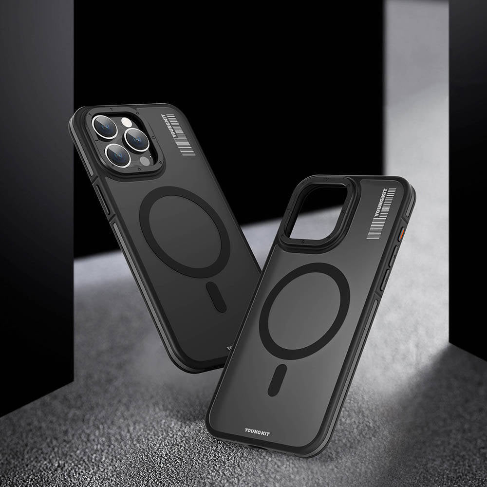 Youngkit Rock Sand Serisi iPhone 13 Pro Max Magsafe Şarj Özellikli Telefon Kılıfı - 2 Youngkit Rock Sand Serisi iPhone 13 Pro Max Magsafe Şarj Özellikli Telefon Kılıfı - 2